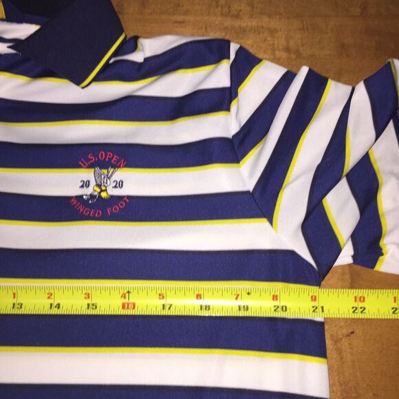 Polo Ralph Lauren Polo Shirt Mens M US Open Winged Foot 2020 Men’s Wicking - Picture 9 of 11